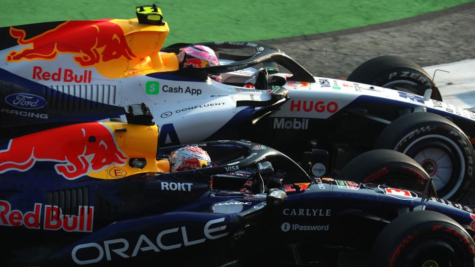 Verstappen and Lawson given one-place grid penalties after Mexico City practice clash